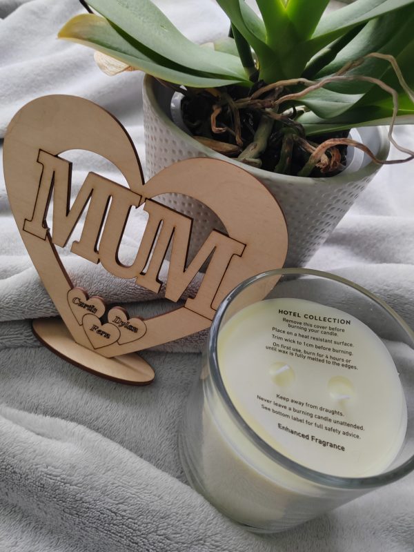 Mother's Day Sign, Mum Birthday Plaque, Freestanding Mum Wooden Gift - Image 2