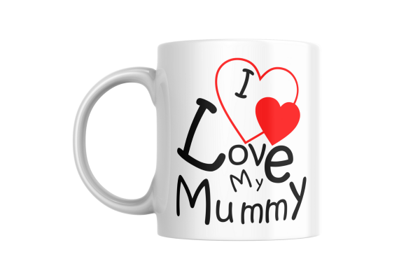 I Love My Mummy Mug, Personalised Mummy Mug, Custom Mother's Day Gift - Image 2