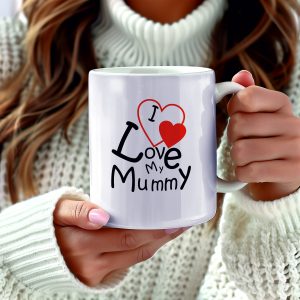 I Love My Mummy Mug, Personalised Mummy Mug, Custom Mother's Day Gift