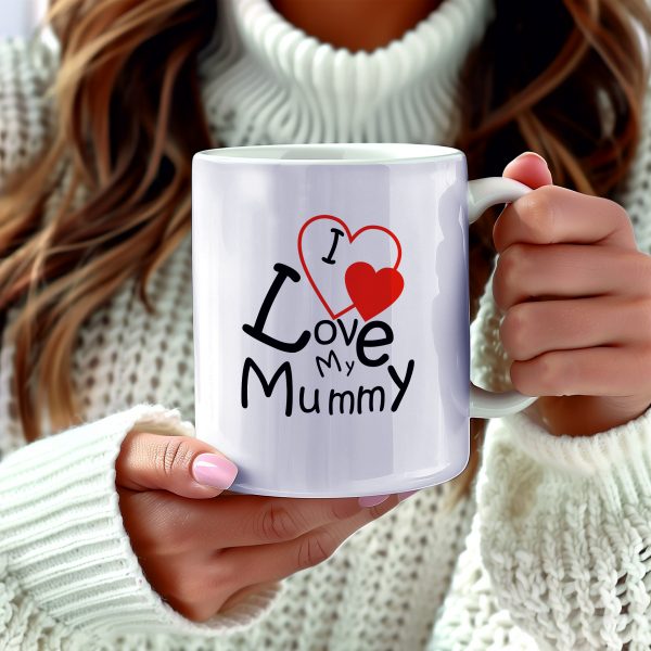 I Love My Mummy Mug, Personalised Mummy Mug, Custom Mother's Day Gift