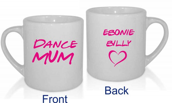 Dance Mum Mug, Personalised Mum Mug, Custom Mother's Day Gift - Image 2