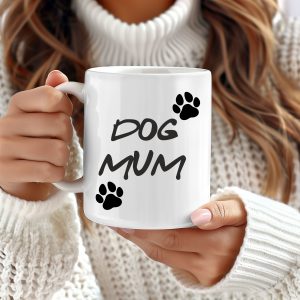 Dog Mum Mug, Personalised Dog Mum Mug, Custom Mother's Day Gift