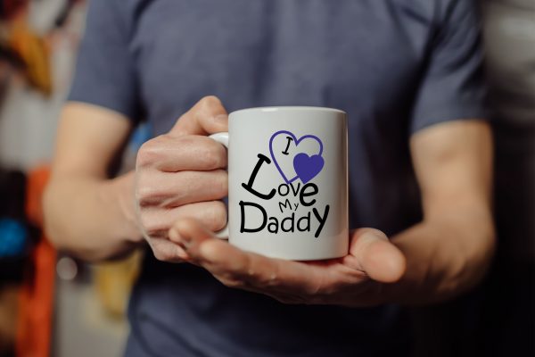 I Love My Daddy Mug, Personalised Daddyy Mug, Custom Father's Day Gift